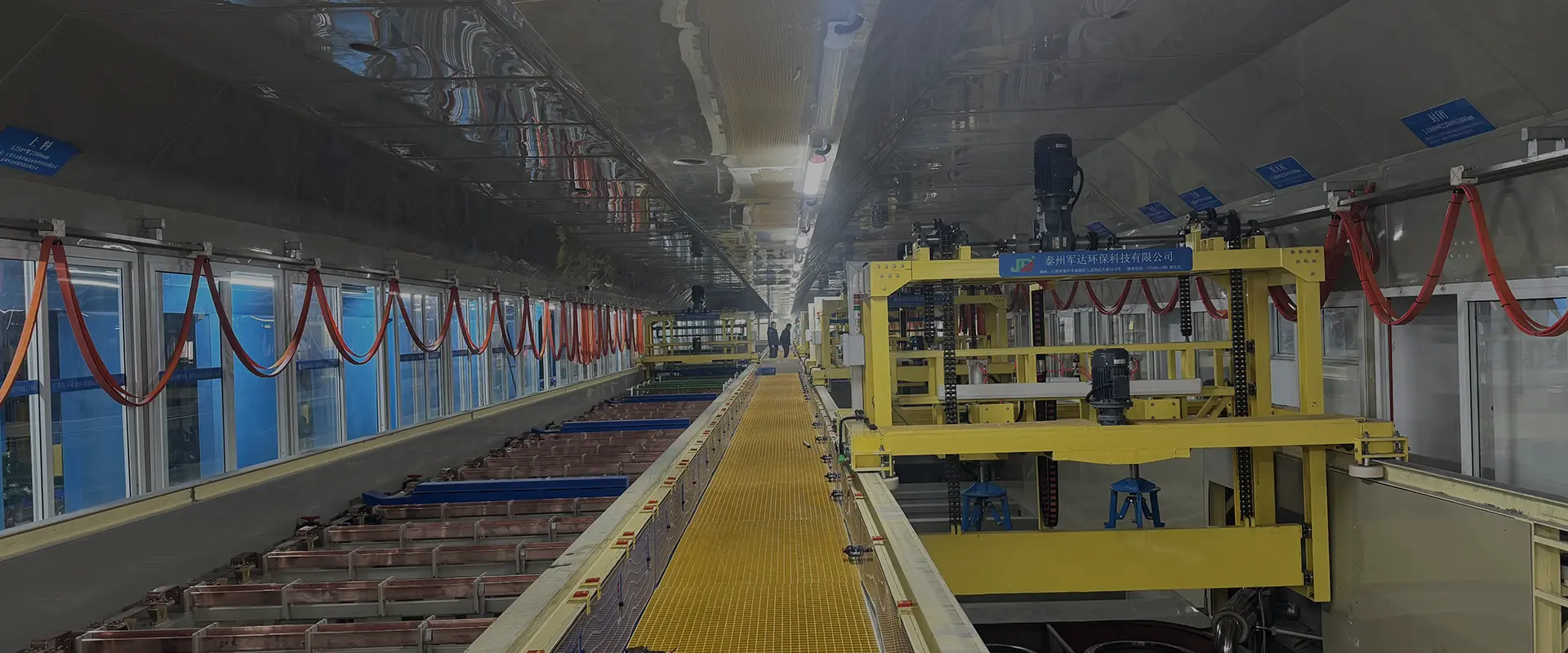 Línea de producción de cromado duro y anodizado para cilindros hidráulicos